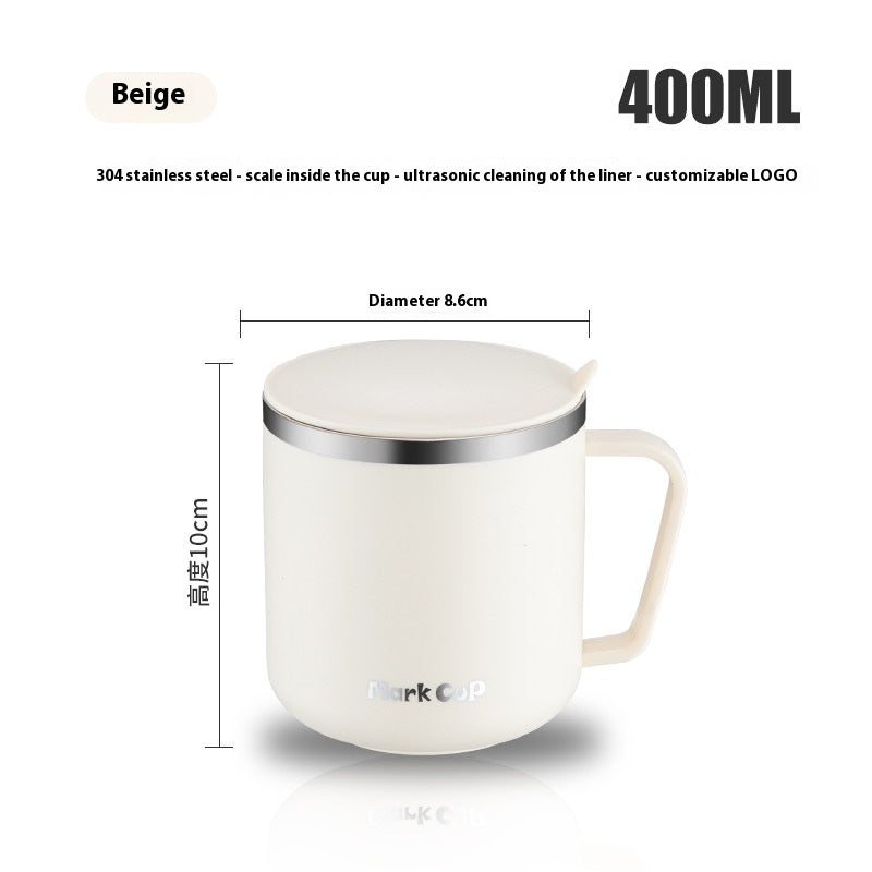 Stainless Steel Mug Cup Double Wall Insulation Anti-scalding Coffee Cup