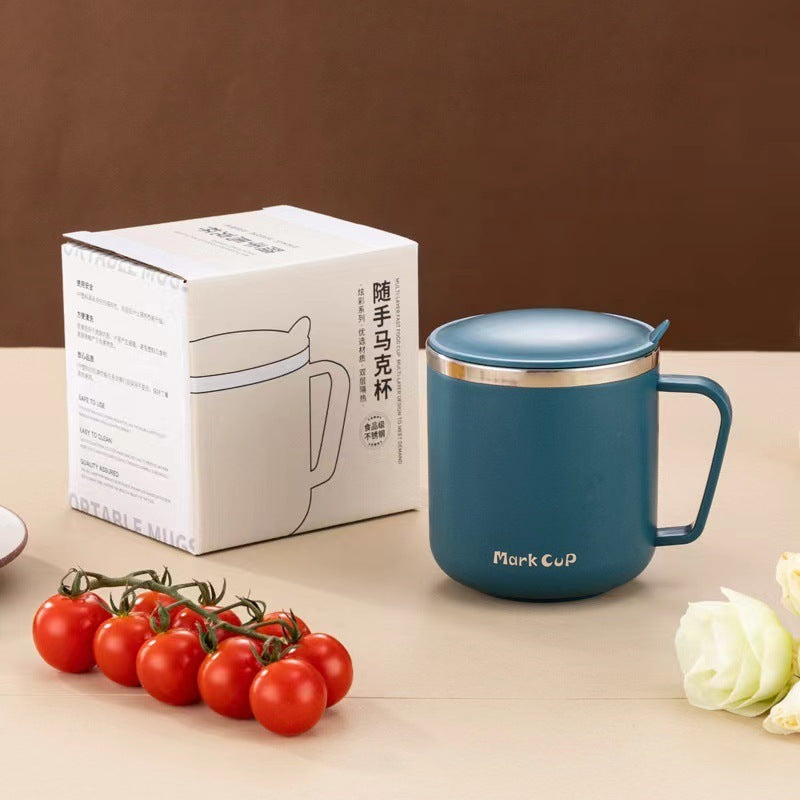 Stainless Steel Mug Cup Double Wall Insulation Anti-scalding Coffee Cup
