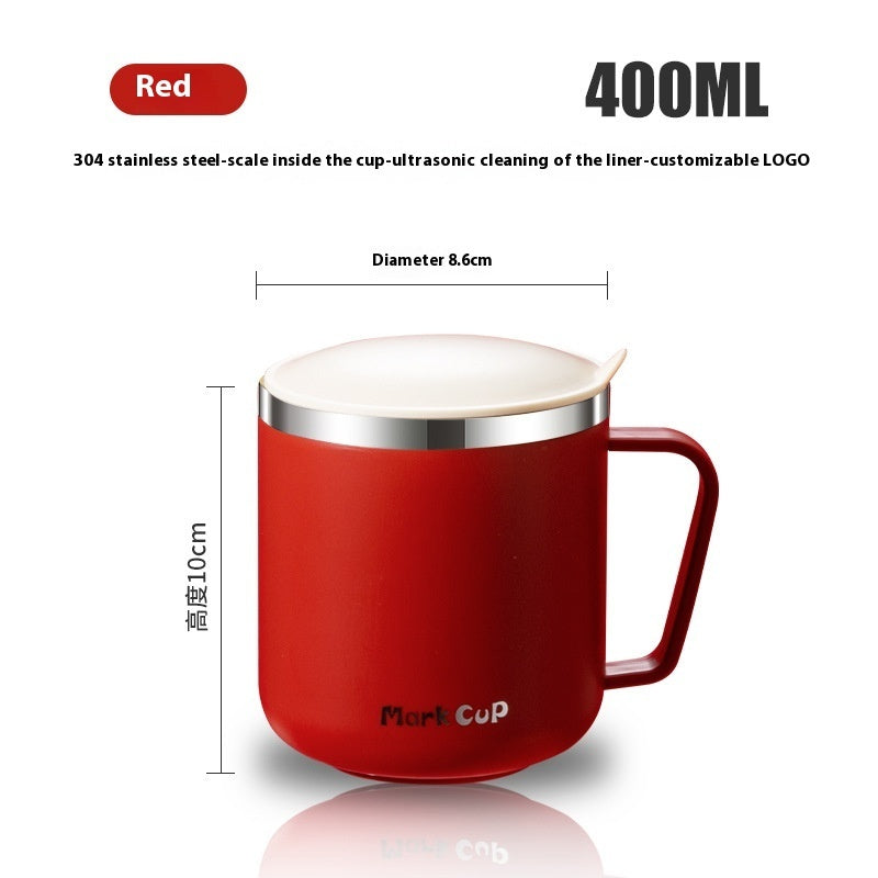 Stainless Steel Mug Cup Double Wall Insulation Anti-scalding Coffee Cup