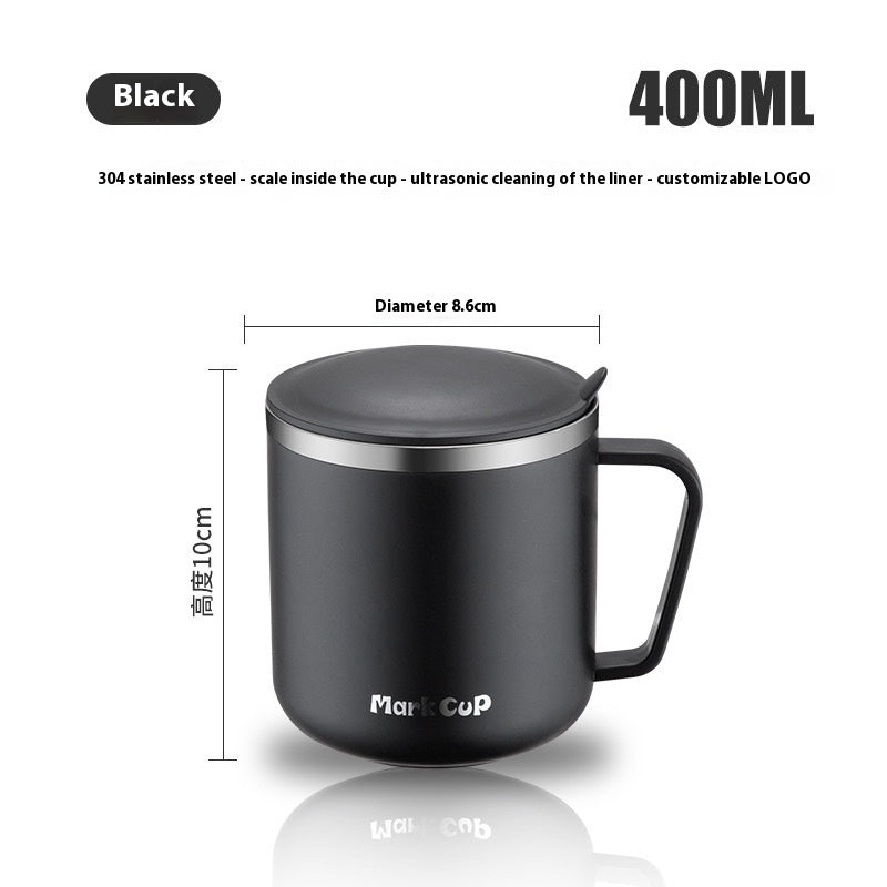 Stainless Steel Mug Cup Double Wall Insulation Anti-scalding Coffee Cup