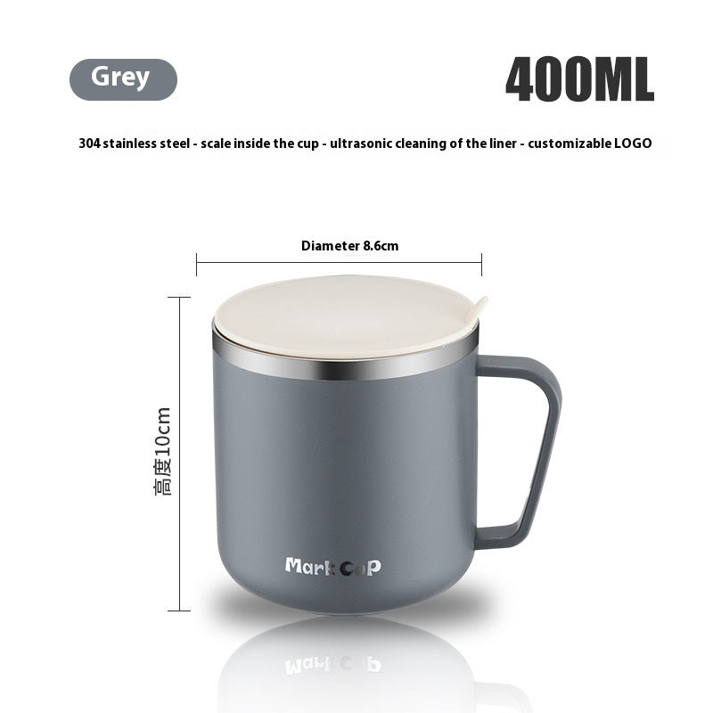 Stainless Steel Mug Cup Double Wall Insulation Anti-scalding Coffee Cup